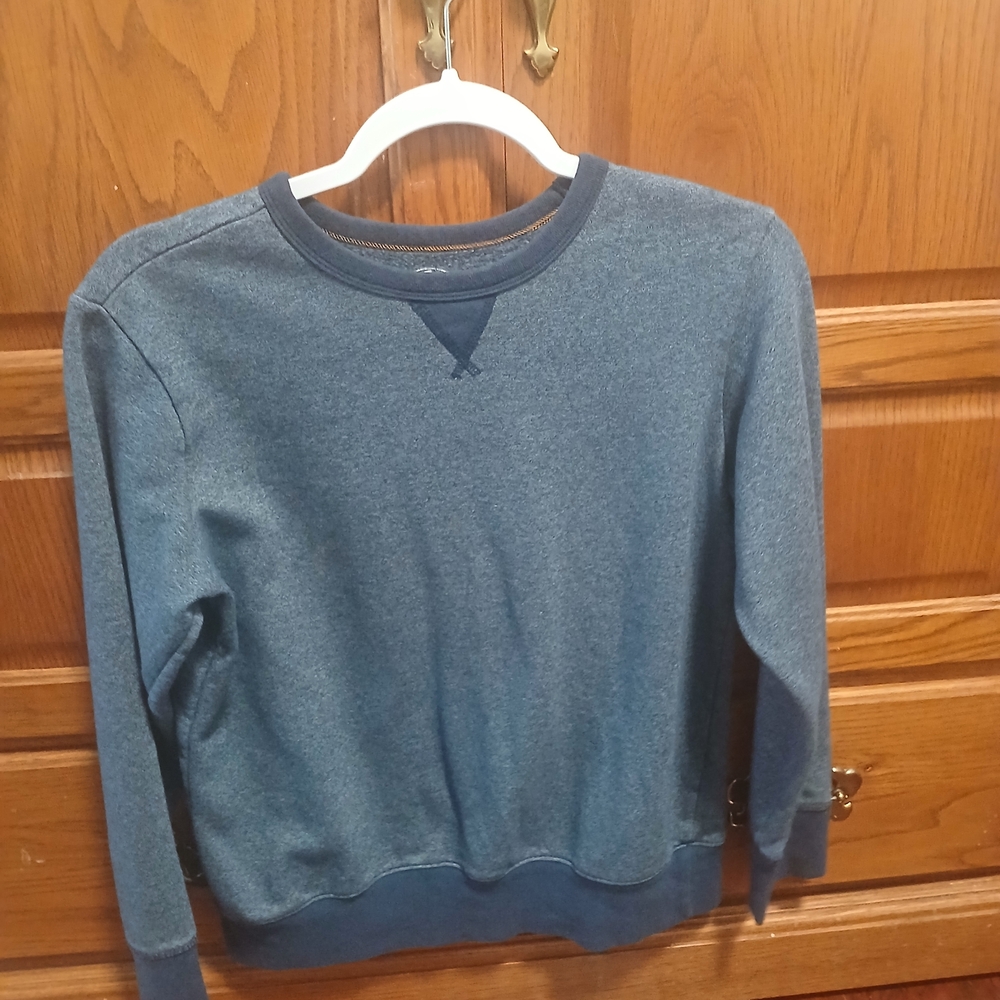 Men's Blue Crew Neck Sweater